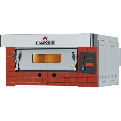 Four à pizza ECO Gaz pour 6 Pizzas - 1 Chambre - ITALFORNI