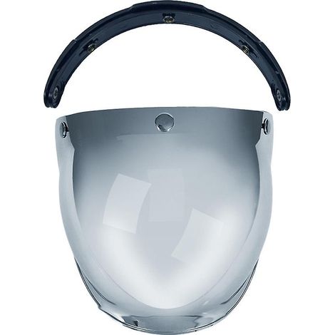 3-Snap Bubble Wind Shield Visier für Biltwell Gringo & Bonanza Motorradhelm