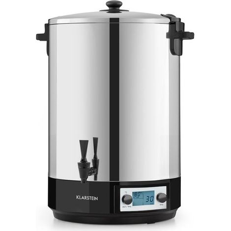 Stérilisateur de bocaux électrique - Klarstein KonfiStar 40 Digital - 40 litres - robinet - 100°C (1/5)