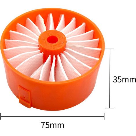 CSPARKV 4er-Pack Filter für Black Decker BSV2020 BSV2020G BSV2020P Powerseries Akku-Staubsaugerzubehör