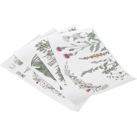 Papier peint autocollant à motif de fleurs et de plantes, idéal pour décorer le fond de votre salon. (1/5)