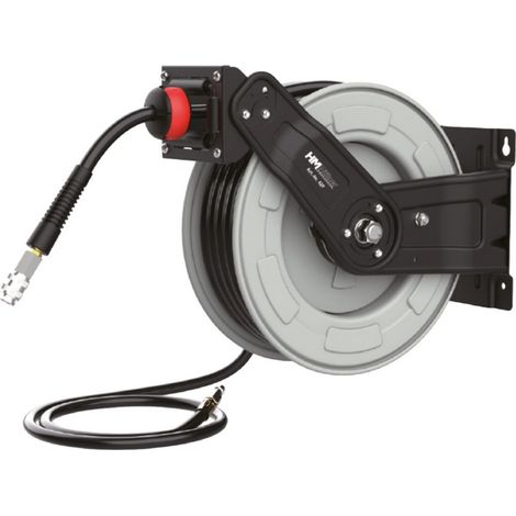 HM Müllner Druckluft-Schlauchtrommel automatische Schlauchaufrollung 20m 44F (1/2)
