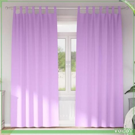 Rideaux occultants - FAFEISY - Tissage triple - Violet - 260 x 140 cm - Bloque 80–90% lumière (1/5)