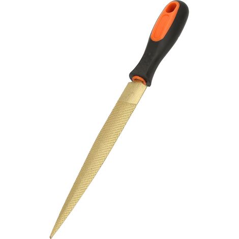 Doppelseitige Holzraspel aus Lindenholz, Hartholz, Handschneider, Bildhauerwerkzeug, Feinkörnung (20 cm) (1/4)