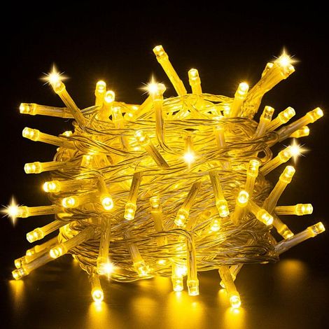1 Guirlande lumineuse,50M,500 LEDs,8 modes,mémoire fonction,IP65 imperméable,pour jardin,fête,Noël (1/5)