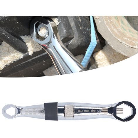 Clé à douille multi-usages, double auto-serrante, clé universelle double multifonctionnelle à extrémité ouverte, double liaison, unité métrique/impériale 23 en 1. (1/5)
