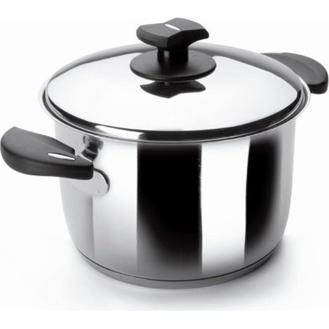 Olla alta 16cm c/tapa f/difusor inox ladycor lacor