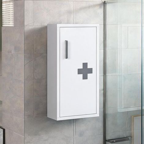 Meuble de salle de bain 3 niveaux 30 x 14 x 46 cm (1/5)