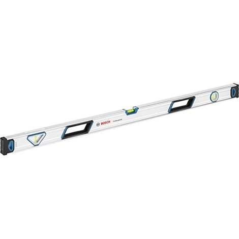 Bosch – Niveau à bulle 120 cm – Boîtier aluminium robuste – Bulles agrandies pour visibilité précise – Capuchons antidérapants