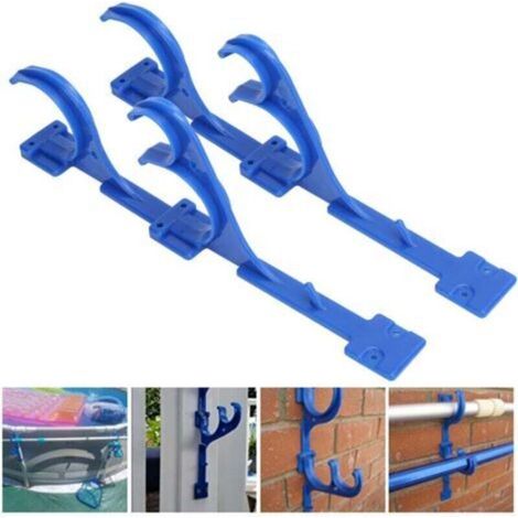 Crochet de suspension de piscine en plastique pour piscine, poteau télescopique, tuyau d'aspirateur, outils de jardin