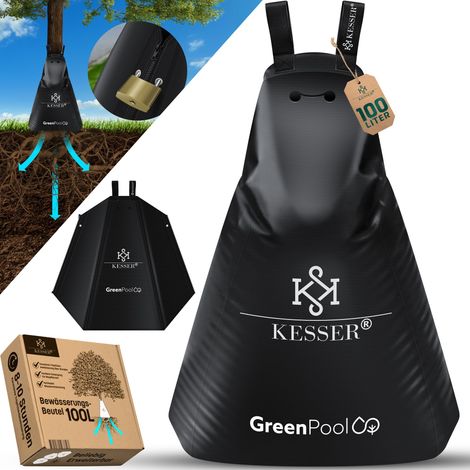 KESSER® sacca per l'irrigazione degli alberi sacca per l'acqua e sacca per l'irrigazione degli alberi  sacca in PVC resistente ai raggi UV  sacca per l'irrigazione degli alberi del giardino  set da 1 