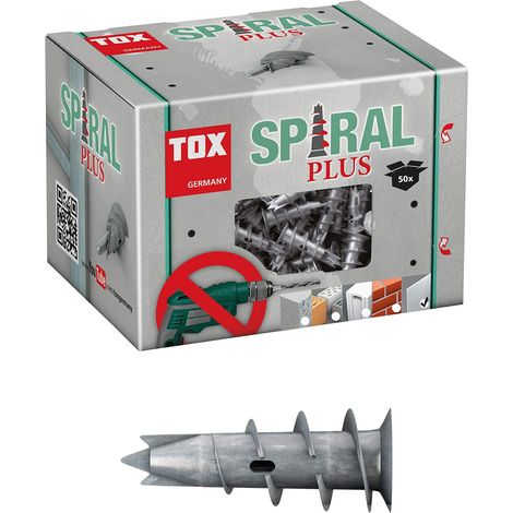 cheville pour plaques de plâtre Spiral Plus 37, 50 pièces, 068100021 (1/5)