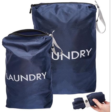 45 x 60cm, 35 x 55cm Imperméable Sac Linge Sale Voyage, Pliables Sac Linge Sale Voyage, Laundry Bag, Sacs Linges Sales Impermésble, Vacances, Camping (1/5)