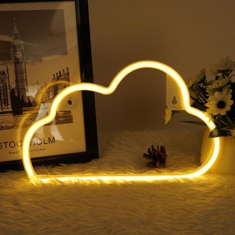 Nuage LED néon, néon décoratif signe, décoration murale néon, décoration murale néon signe, chambre à coucher, bar, mariage, fête, anniversaire (1/5)