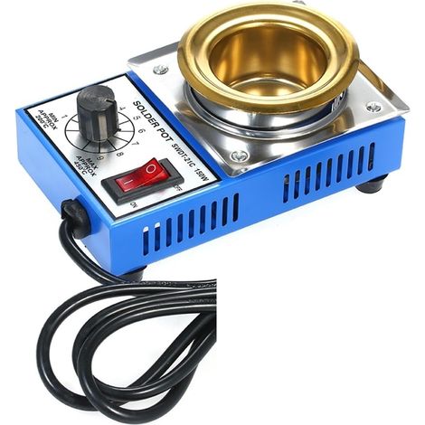 Mini Pot à souder 3000W, Fer à souder Plomb, revêtement, température réglable, Bain de Soudure, Machine à souder(250W) (1/5)