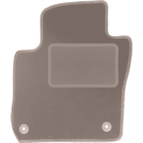 Tapis de sol conducteur en velours beige pour : Volkswagen Beetle cabriolet, coupé (2012-2019)