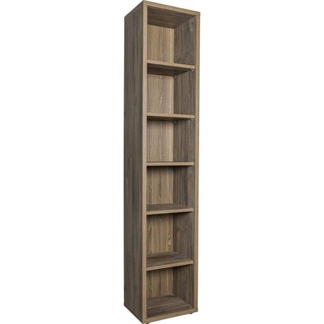 LIBRERIA DAVINCI 44X35,5XH217CM NOCE BRERA (1/5)
