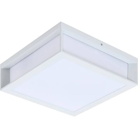 Lindby Lámpara de pared exterior 'Sivana' en Blanco Aluminio