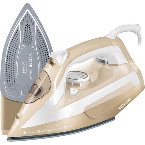 Sencor Ferro da Stiro a Vapore con Piastra in Ceramica 2600W