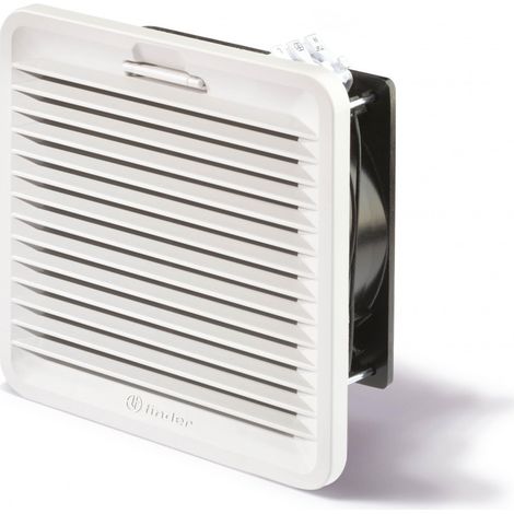 Ventilateur à filtre flux air inversé taille 2 120VAC 55m³/h Push-in IP54 427454 FINDER 7F2181202055