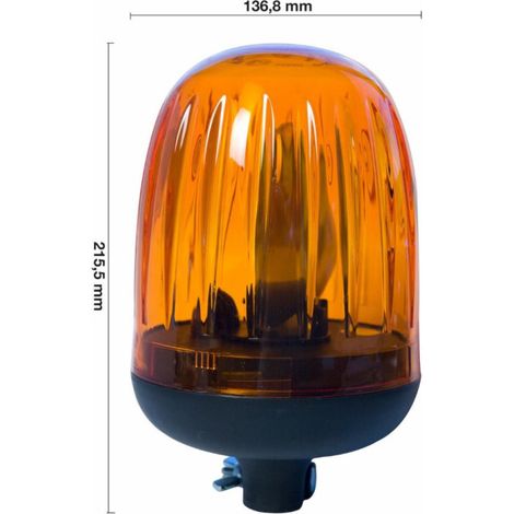 Gyrophare série Cripto 12 V avec fixation pour tige