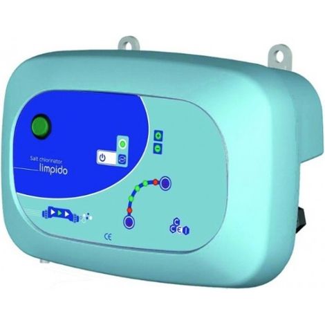Ccei – Electrolyseur au sel Limpido L pour piscine jusqu'à 100 m³ – Production de chlore 18-24 g/h – Coffret compact avec cellule autonettoyante
