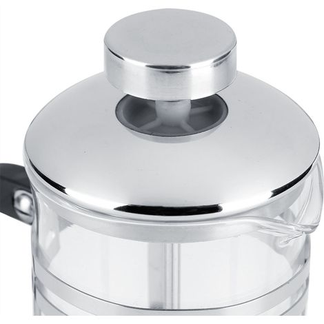 Cafetière à piston en acier inoxydable et verre de 350 ml avec filtre français (1/5)