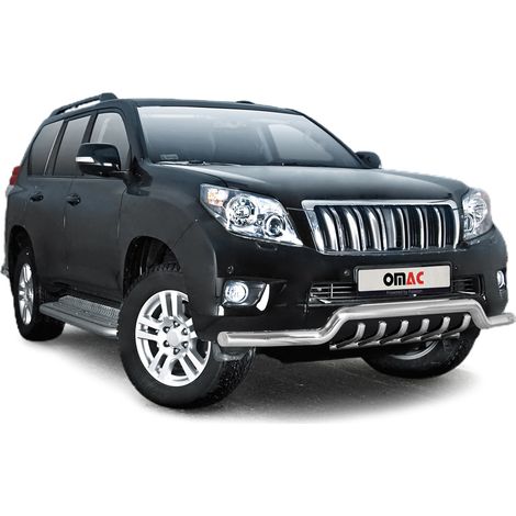 Pare-Buffle Avant Pour Toyota Land Cruiser 150 2010-2013 en inox avec disque d’essieu (1/5)