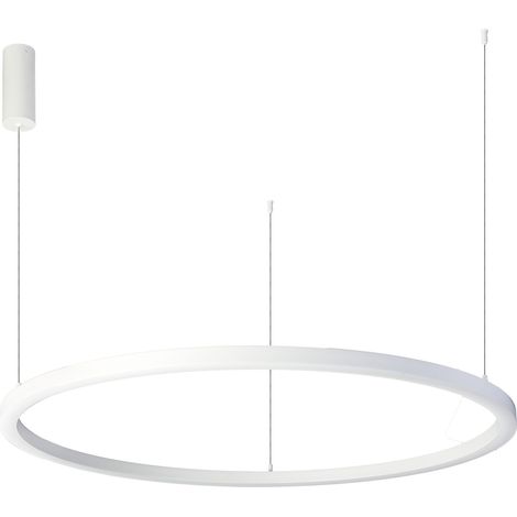 Suspension OBRA 3 90cm 3000K 40W 2400lm rond blanc mat - EUROPOLE - 34908 (1/3)