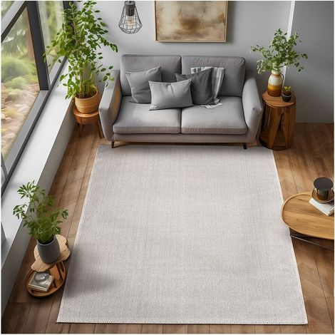 Tapis Universel Loom - 280 cm x 370 cm - Creme - Résistant ŕ l'eau et UV - Antistatique et Pratique (1/5)