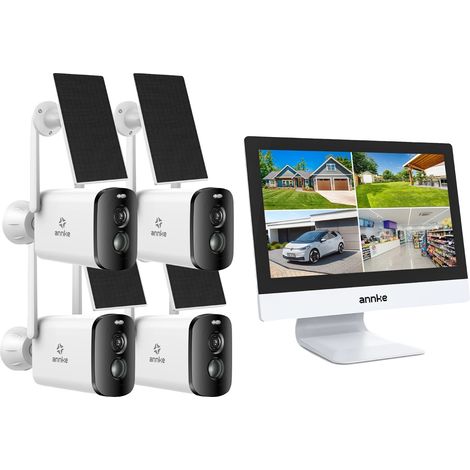 Cámara de seguridad para exteriores, resolución de 5 MP, conectividad inalámbrica, 4 unidades, 81BL, 5000 mAh. (1/2)