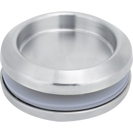 Poignée de porte en verre, poignée ronde en alliage d'aluminium, poignée de meuble à pain, poignée de porte coulissante de salle de bain (1/5)