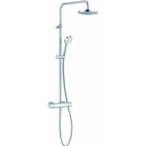 Columna de ducha termostática cromada KINEDO Aquatica