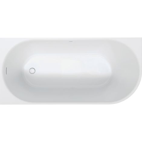 Duravit DuraSenja bañera, blanco, esquina izquierda,