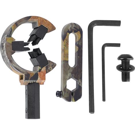 Support universel de flèche camouflage brossé pour arc à poulies et arc recurve - CP812 (Motif camouflage) (1/5)