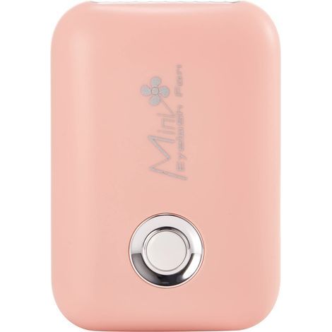 Mini ventilateur portable USB 3 vitesses de vent Séchoir à cils à main rechargeable Ventilateur léger sans pale pour le voyage, le bureau et la maison,Rose (1/5)