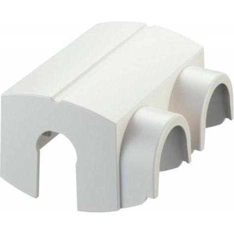Couverture plastique pour angle VHS (radiateur de salle de bain) en RAL 9016 blanc trafic (1/4)