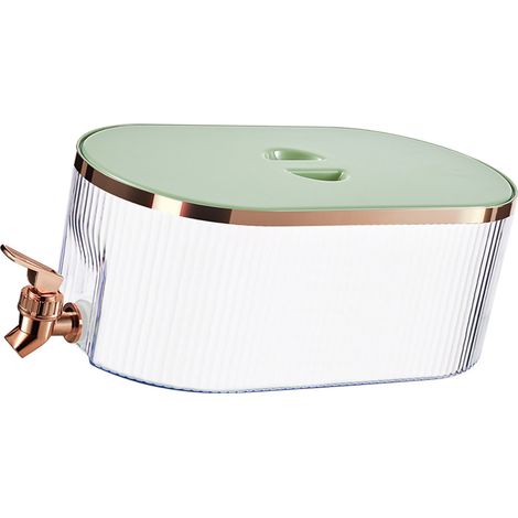 Carafe à eau froide résistante aux hautes températures et anti-poussière, grande capacité, pour la cuisine et la maison, couleur verte peu profonde (1/5)
