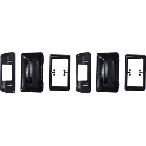 Ensemble de 2 écrans de navigation Android de 9 pouces, grand écran, cadre, tableau de bord, conversion DVD universelle pour camion