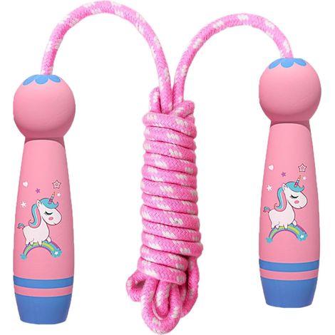Skipping Rope for Children, Skipping Rope with Unicorn Design Handle (1/5)