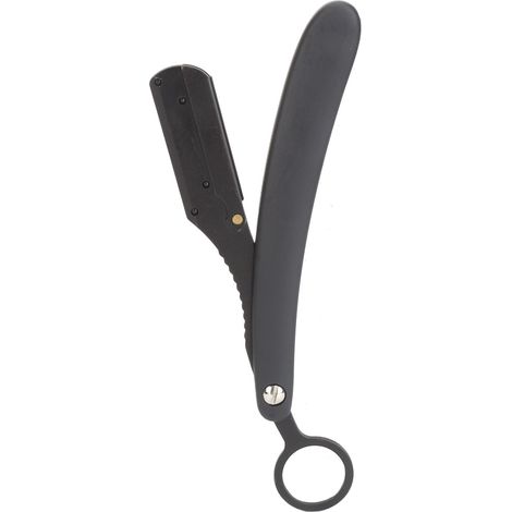 Étui vintage pliable en acier inoxydable pour lame de barbe, support de rasage et coupe de précision (1/5)
