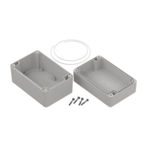 Boîtier RS PRO en ABS, 120 x 80 x 75.2mm, Gris clair IP65 ( Prix pour 1 )