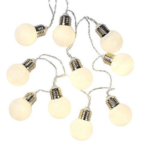 GHIRLANDA 20 MINI LAMPADINE LED PER ADDOBBI NATALIZI 3,8MT CATENA SERIE LUCI