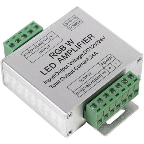 Amplificateur RGBW, conception simple, qualité fiable, fabrication exquise, tout neuf pour la maison