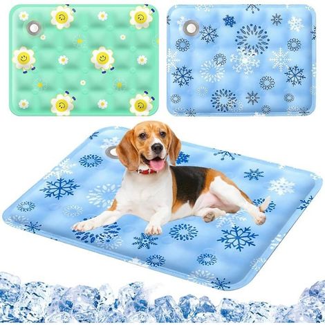 Set mit 2 Kühlmatten für Hunde und Katzen, 40 x 50 cm, mit wasseraktiviertem Gel. Selbstkühlende Decke für Hunde und Katzen. (1/5)