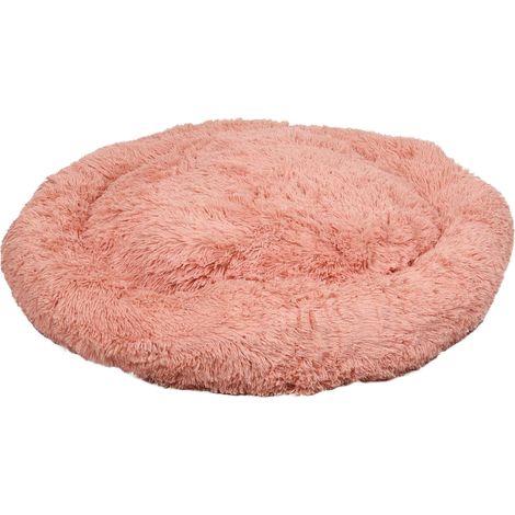 Panier Rond Chien Coussin Chat Panier Donut 90 cm Ø Vieux Rose (1/5)