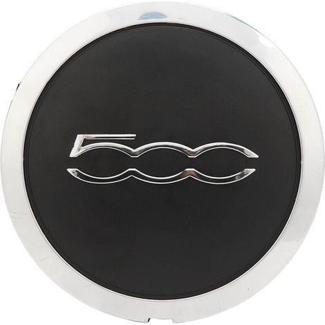 Capuchon de moyeu de roue central avec garniture chromée 68078419AC Capuchon de moyeu de roue résistant à la chaleur pour FIAT 500