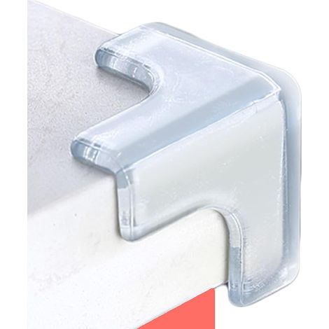 4er-Pack Silikon-Eckenschützer, Sicherheits-Eckenschützer für Babytische, stark klebend, T-förmig (1/3)