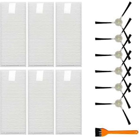 Aspirateur filtre pour Lefant F1 aspirateur robot, filtres HEPA, brosses latérales, brosse de nettoyage, réutilisable (1/5)
