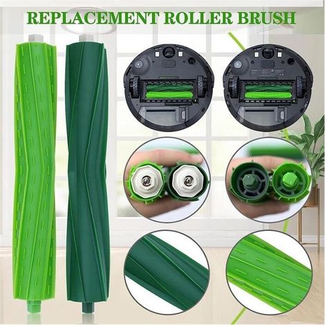 Pour IRobot Roomba E, I et J Series I7 I7+ I2 I3 I3+ I4 I4+ I6 I6+ I8 I8+/Plus J7 J7+ E5 E6 E7 Roue de Brosses LatéRales à Rouleau